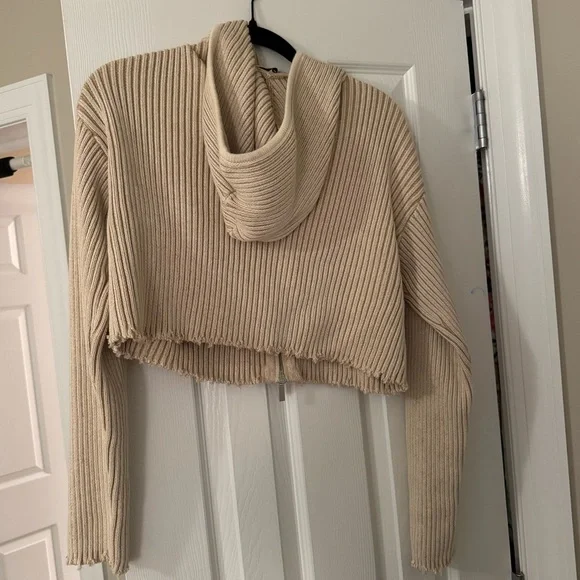 Zara Ribbed Knit Cardigan - Picture 2 of 2